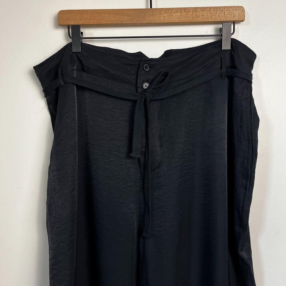 Women's Straight-Leg Drawstring Jogger Pants - Black - Picture 7 of 16
